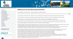 Desktop Screenshot of merianschule-wiesloch.de
