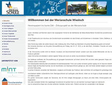 Tablet Screenshot of merianschule-wiesloch.de